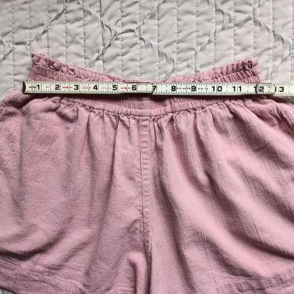 100% Cotton Handmade Shorts ๐ Dusty Rose Pink ๐ Elastic Waist - Picture 5 of 9